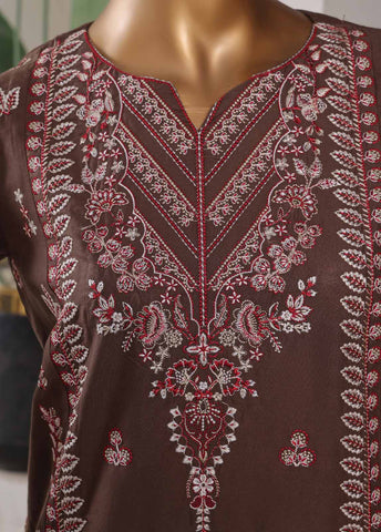 LF-076-EMB R68- 3 Piece Luxury Embroidered Stitched Suit