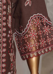 LF-076-EMB R68- 3 Piece Luxury Embroidered Stitched Suit