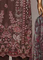 LF-076-EMB R68- 3 Piece Luxury Embroidered Stitched Suit