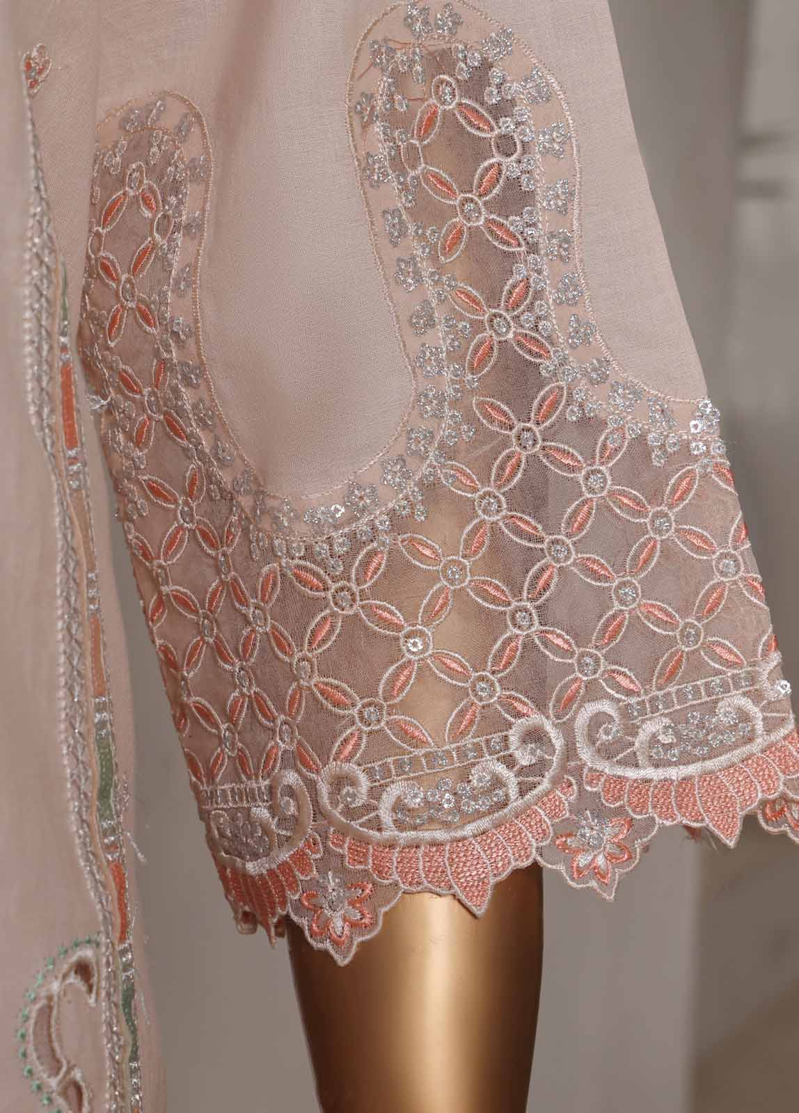 LF-082 A-EMBC R68- 3 Piece Luxury Embroidered Stitched Suit