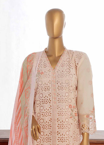 LF-EMB-085B- 3 Piece Embroidered Stitched Suit