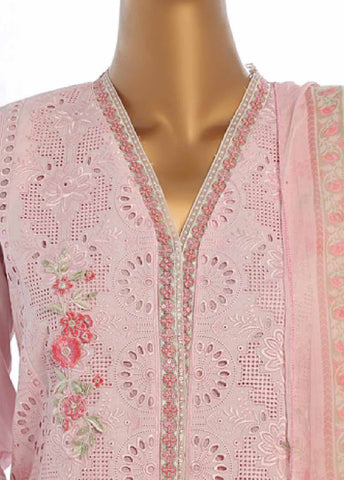 LF-EMB-088B- 3 Piece Embroidered Stitched Suit