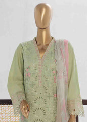 LF-093 F- 3 Piece Luxury Embroidered Stitched Suit
