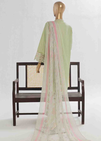 Bin Saeed Fabric - LF-093 F- 3 Piece Luxury Embroidered Stitched Suit