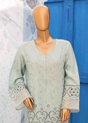 Bin Saeed Fabric - LF-098-3 Piece Chikankari Stitched Suit