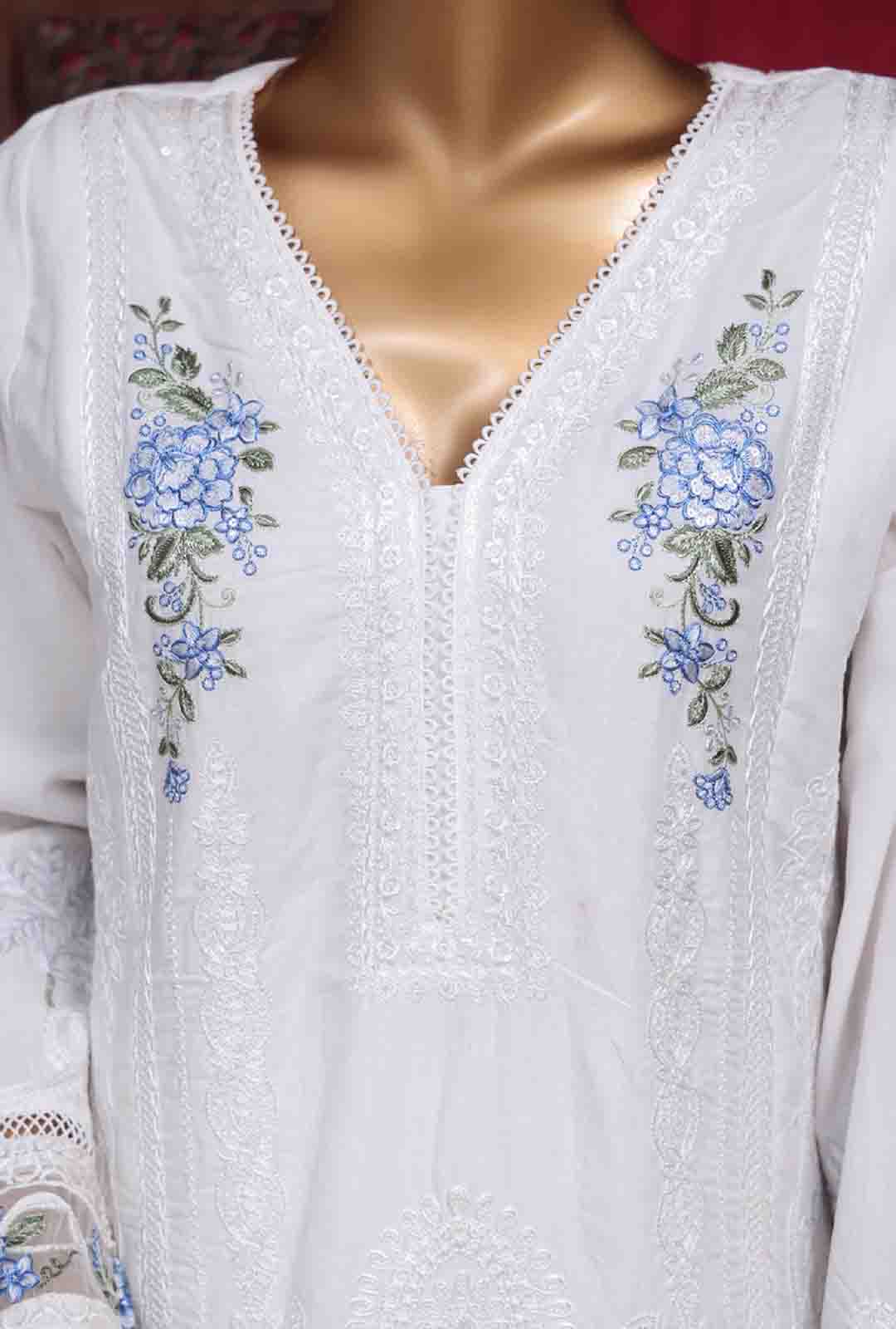 Bin Saeed Fabric - LF-100- 3 Piece Luxury Embroidered Stitched Suit