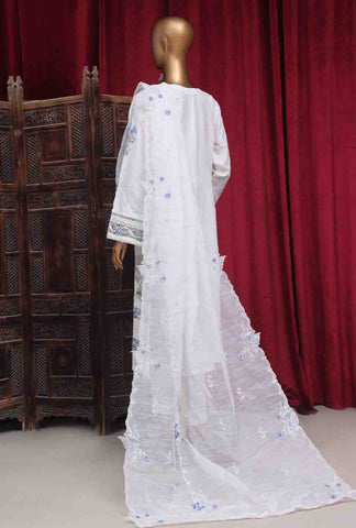 Bin Saeed Fabric - LF-100- 3 Piece Luxury Embroidered Stitched Suit