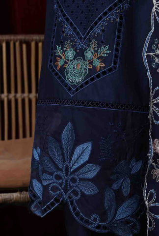 Bin Saeed Fabric - LF-101 B- 3 Piece Luxury Embroidered Stitched Suit