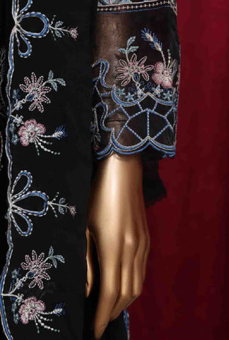 Bin Saeed Fabric - LF-102- 3 Piece Luxury Embroidered Stitched Suit