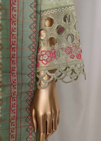 Bin Saeed Fabric - LF-133A- 3 Piece Luxury Embroidered Stitched Suit