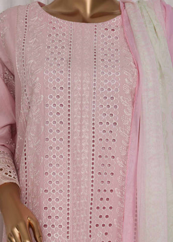 Bin Saeed Fabric - LF-134C- 3 Piece Luxury Embroidered Stitched Suit