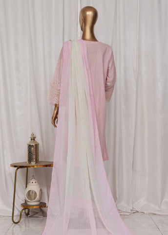 Bin Saeed Fabric - LF-134C- 3 Piece Luxury Embroidered Stitched Suit