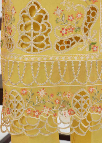 Bin Saeed Fabric - LF-135 F- 3 Piece Luxury Embroidered Stitched Suit