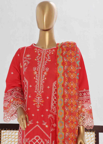 LF-138 S- 3 Piece Luxury Embroidered Stitched Suit