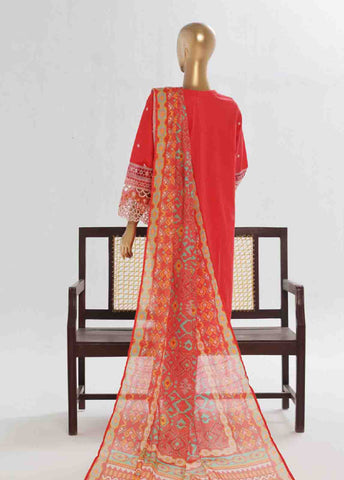 LF-138 S- 3 Piece Luxury Embroidered Stitched Suit