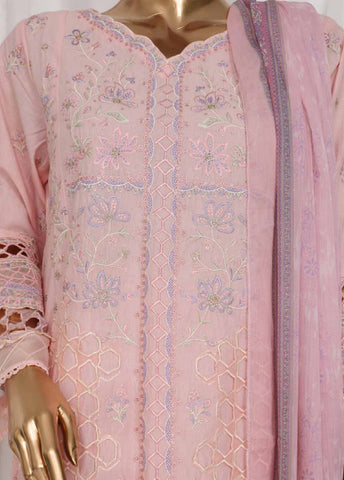 Bin Saeed Fabric - LF-139A- 3 Piece Luxury Embroidered Stitched Suit