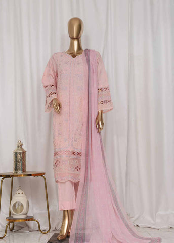 LF-139A- 3 Piece Luxury Embroidered Stitched Suit