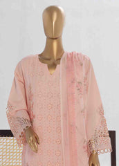 LF-139 F- 3 Piece Luxury Embroidered Stitched Suit