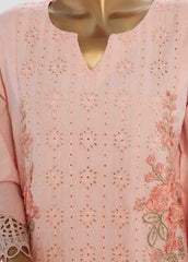 LF-139 F- 3 Piece Luxury Embroidered Stitched Suit