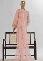 LF-139 F- 3 Piece Luxury Embroidered Stitched Suit