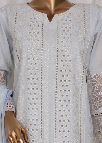 LF-140B- 3 Piece Luxury Embroidered Stitched Suit