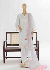 LF-140 R- 3 Piece Luxury Embroidered Stitched Suit