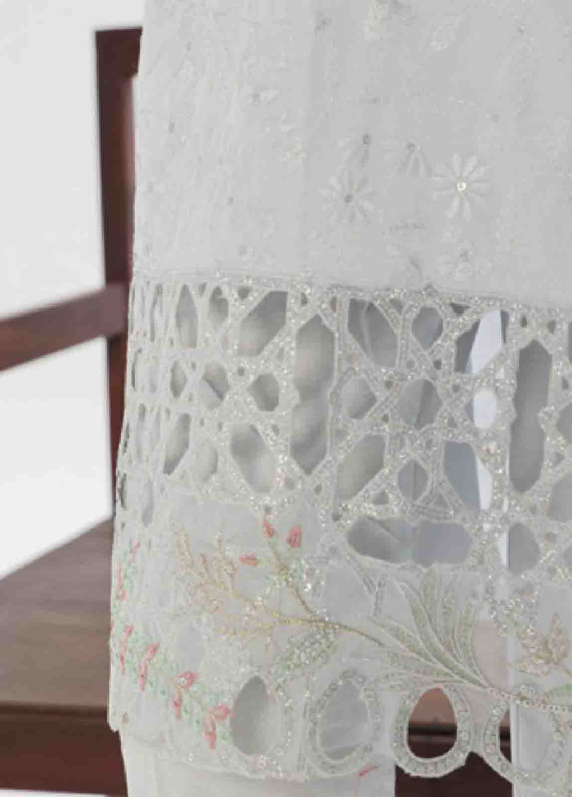 Bin Saeed Fabric - LF-140 F- 3 Piece Luxury Embroidered Stitched Suit