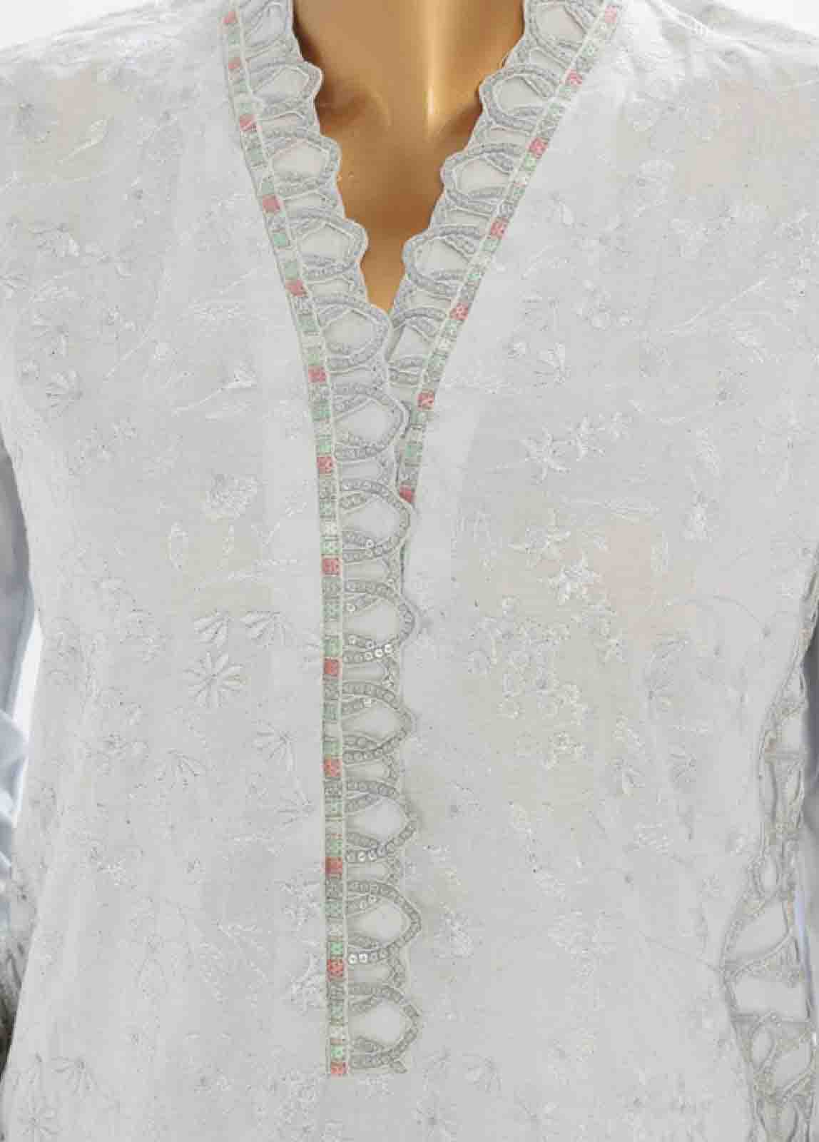 Bin Saeed Fabric - LF-140 F- 3 Piece Luxury Embroidered Stitched Suit