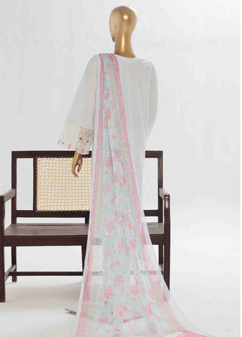 Bin Saeed Fabric - LF-140 R- 3 Piece Luxury Embroidered Stitched Suit