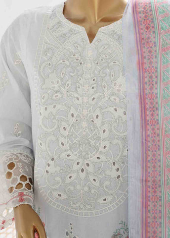 Bin Saeed Fabric - LF-140 R- 3 Piece Luxury Embroidered Stitched Suit