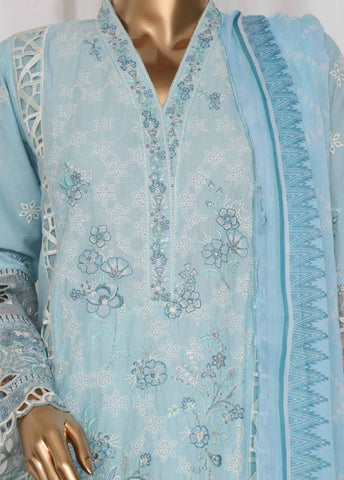 Bin Saeed Fabric - LF-142B- 3 Piece Luxury Embroidered Stitched Suit
