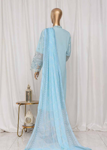Bin Saeed Fabric - LF-142B- 3 Piece Luxury Embroidered Stitched Suit