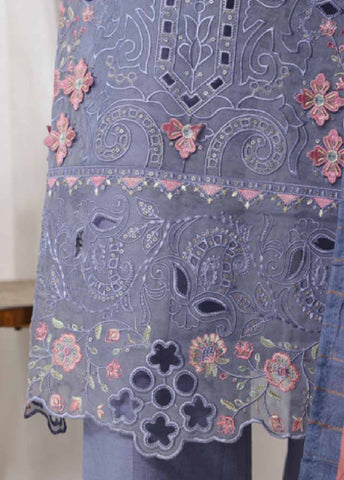 Bin Saeed Fabric - LF-143C- 3 Piece Luxury Embroidered Stitched Suit