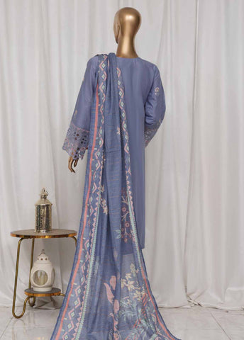 Bin Saeed Fabric - LF-143C- 3 Piece Luxury Embroidered Stitched Suit