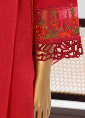 LF-144 F- 3 Piece Luxury Embroidered Stitched Suit