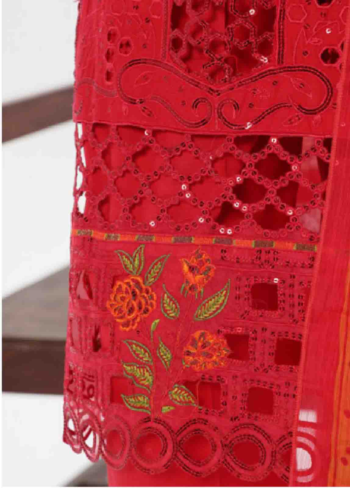 Bin Saeed Fabric - LF-144 F- 3 Piece Luxury Embroidered Stitched Suit