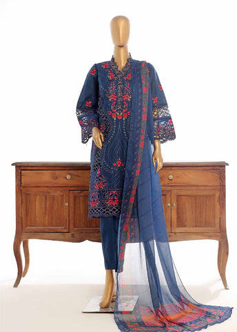 Bin Saeed Fabric - LF-146A- 3 Piece Luxury Embroidered Stitched Suit