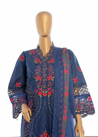 Bin Saeed Fabric - LF-146A- 3 Piece Luxury Embroidered Stitched Suit