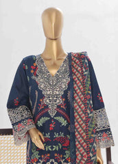 LF-146 F- 3 Piece Luxury Embroidered Stitched Suit