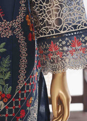 LF-146 F- 3 Piece Luxury Embroidered Stitched Suit