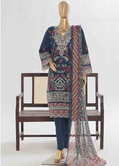 LF-146 F- 3 Piece Luxury Embroidered Stitched Suit
