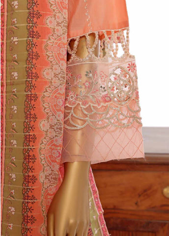 Bin Saeed Fabric - LF-148B- 3 Piece Luxury Embroidered Stitched Suit