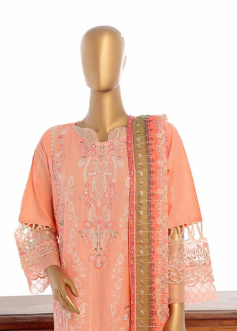 LF-148B- 3 Piece Luxury Embroidered Stitched Suit