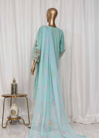 Bin Saeed Fabric - LF-149C- 3 Piece Luxury Embroidered Stitched Suit