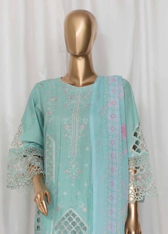 Bin Saeed Fabric - LF-149C- 3 Piece Luxury Embroidered Stitched Suit