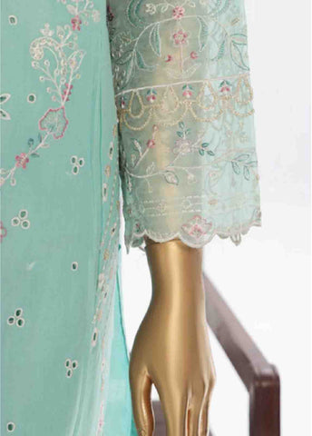 Bin Saeed Fabric - LF-149 R- 3 Piece Luxury Embroidered Stitched Suit