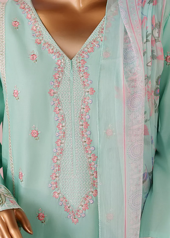 LF-2532-EMB- 3 Piece Luxury Embroidered Stitched Suit