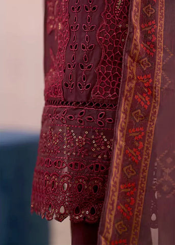 LF-2533-EMB- 3 Piece Luxury Embroidered Stitched Suit