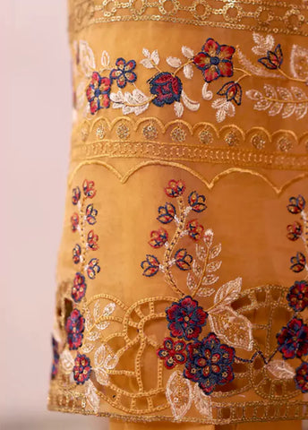 LF-2534-EMB- 3 Piece Luxury Embroidered Stitched Suit