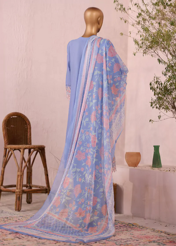 LF-2571-EMB- 3 Piece Luxury Embroidered Stitched Suit